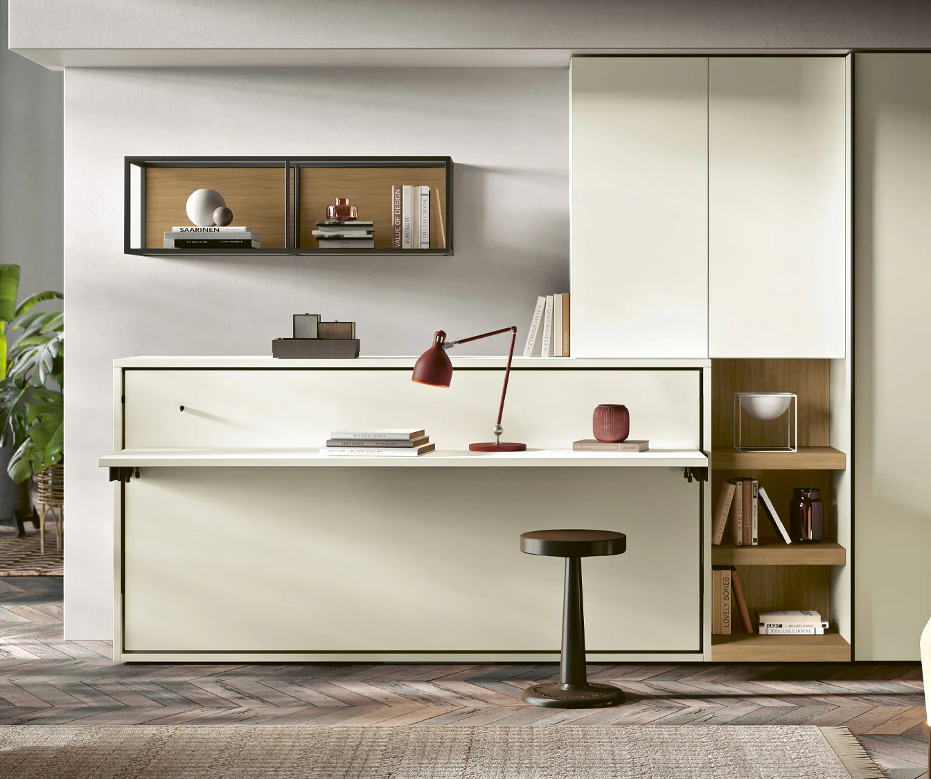 LUCY BUREAU Mélaminé Blanc - Image 12
