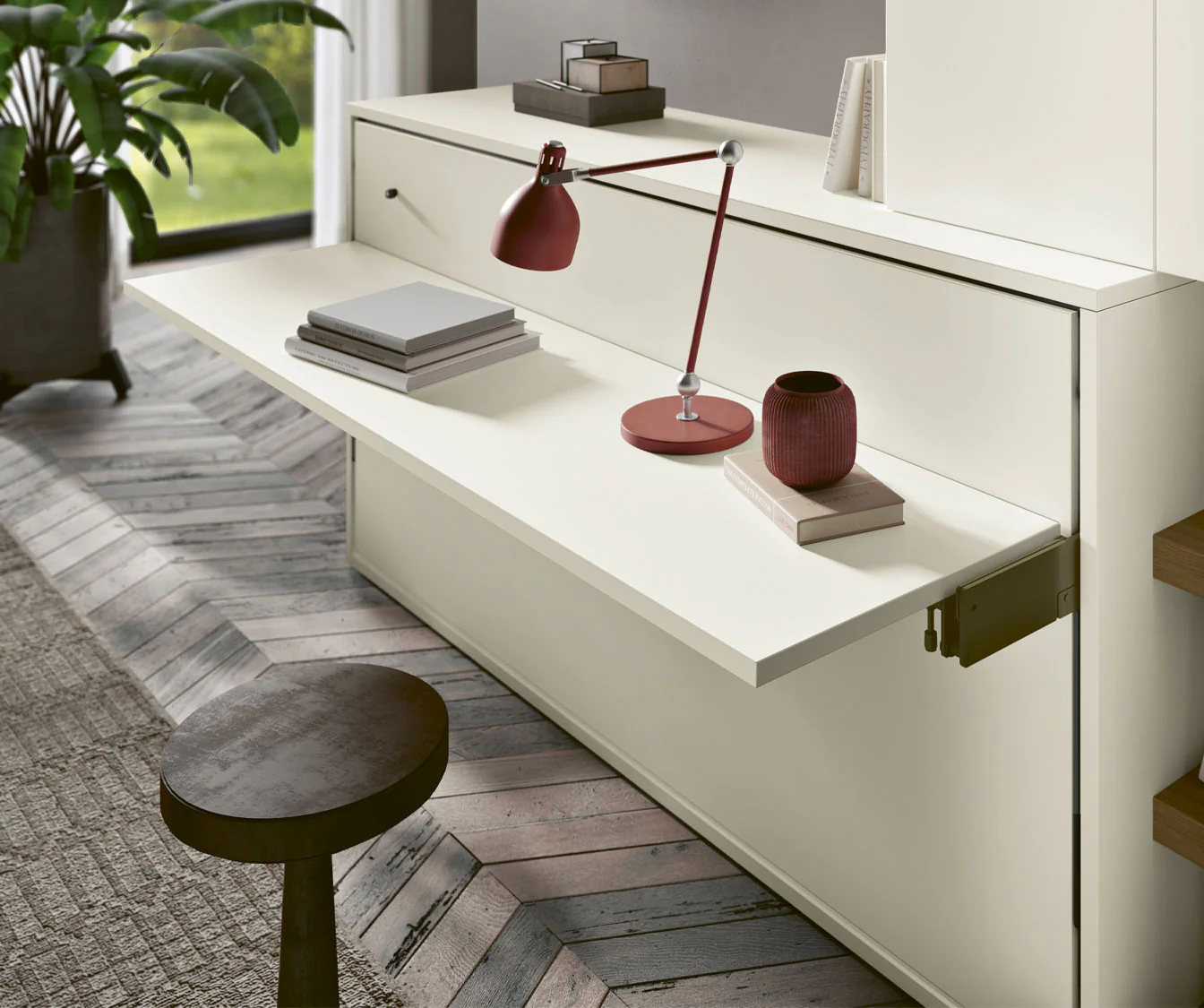 LUCY BUREAU Mélaminé Blanc - Image 15