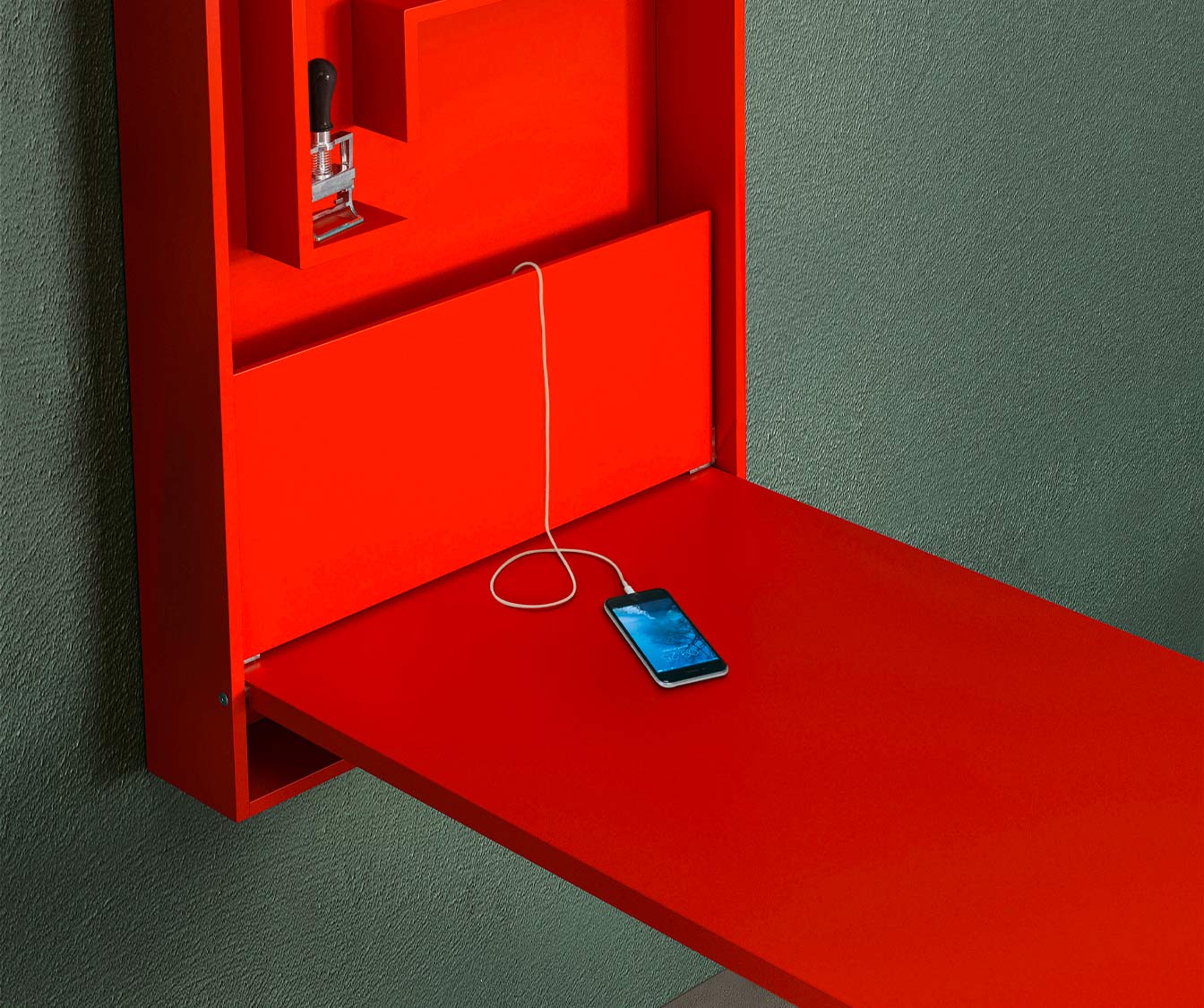 Bureau WALLY +50 coloris & matériaux - Image 3