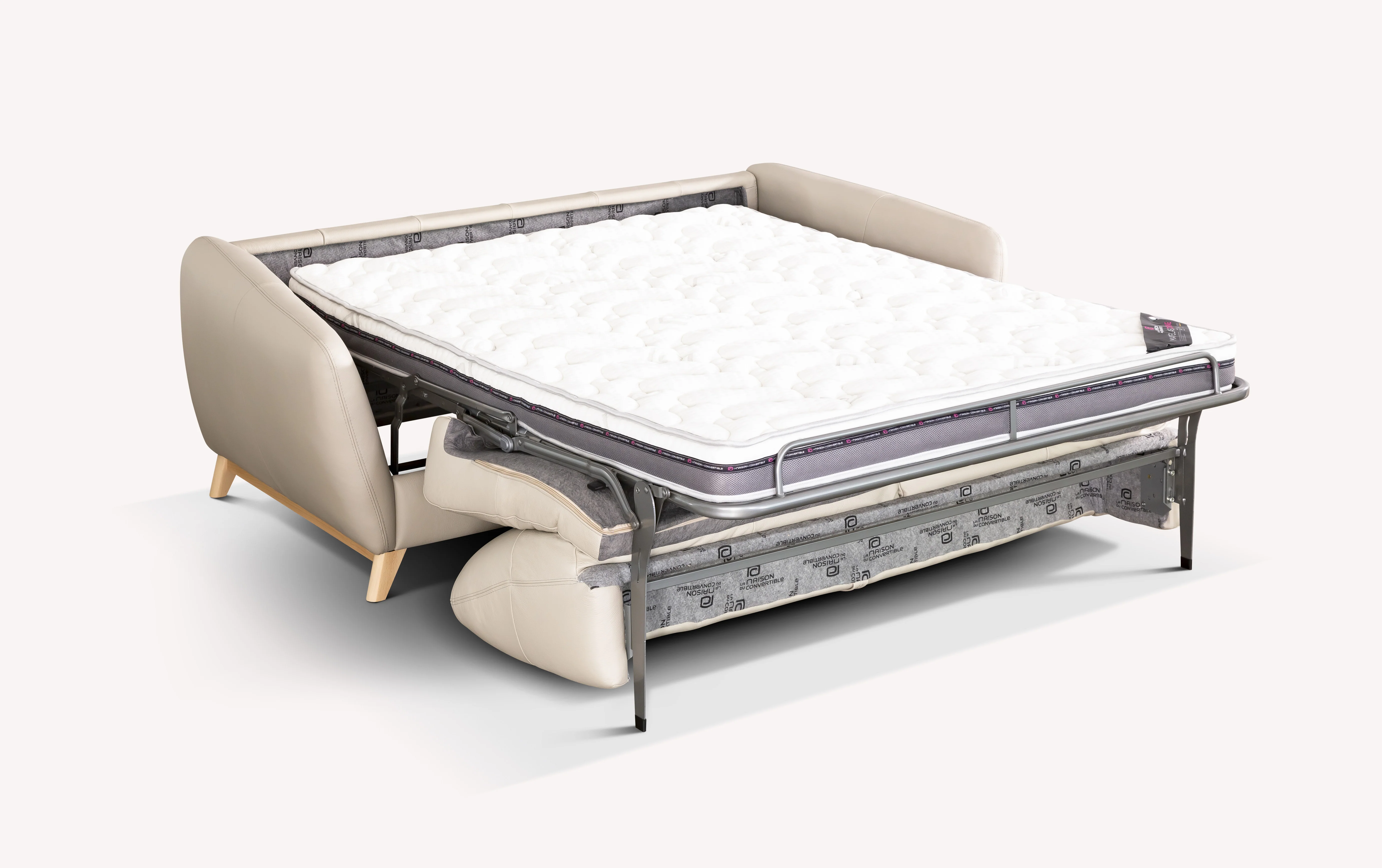 MOBA Cuir Royal Gris blanc - Image 4