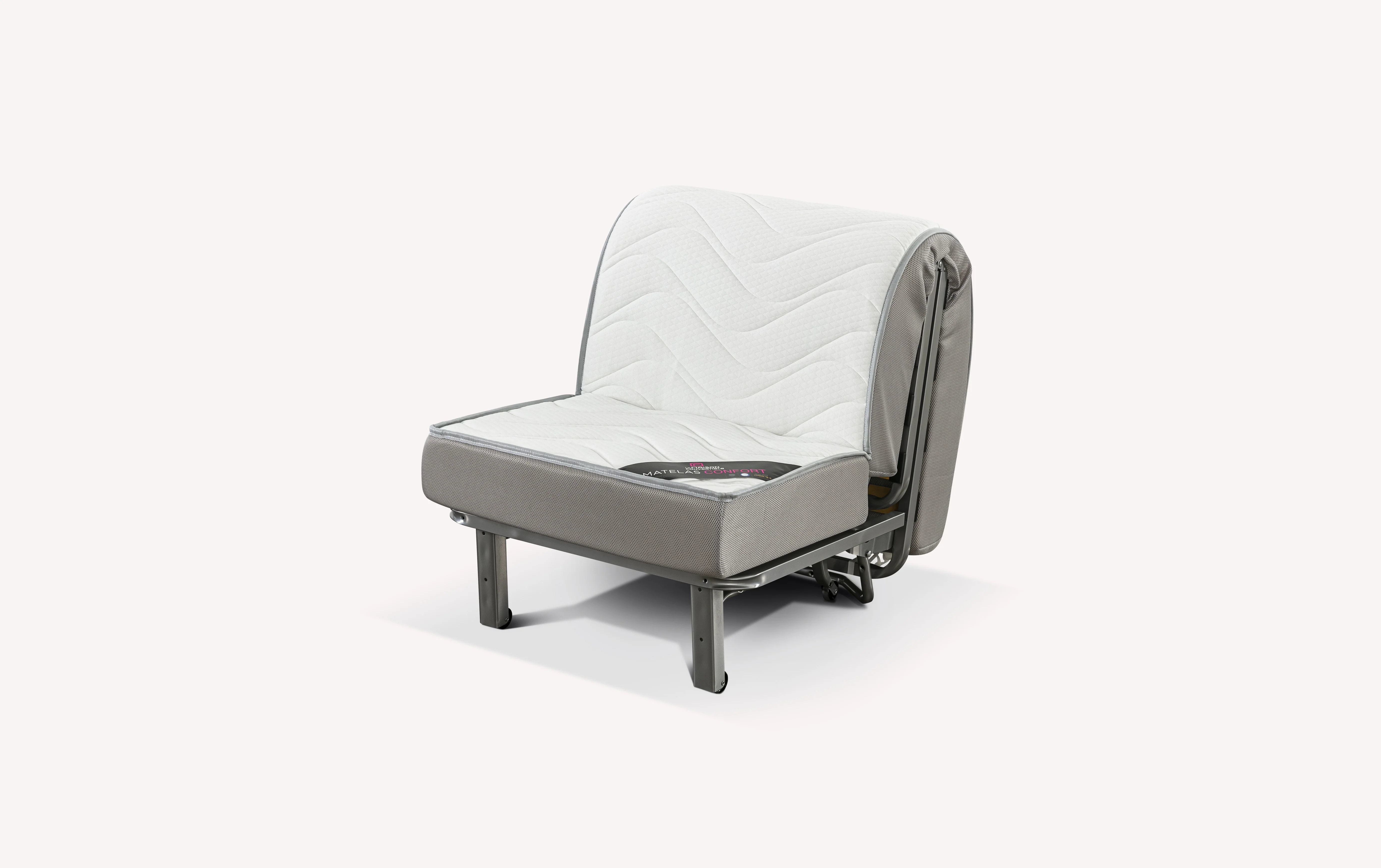 Fauteuil SIMONE Preston Gris clair - Image 6