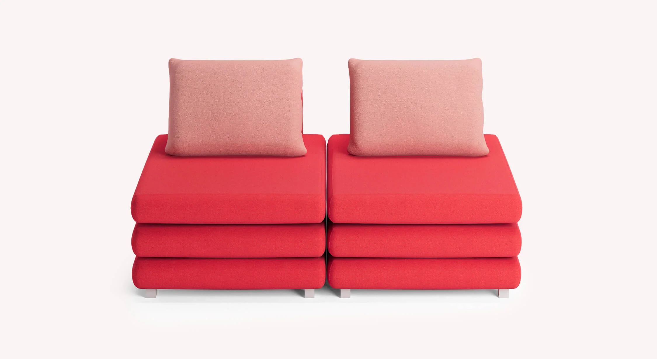 Fauteuil SUISSE Fluf Madras / 35-Flamingo - Image 5