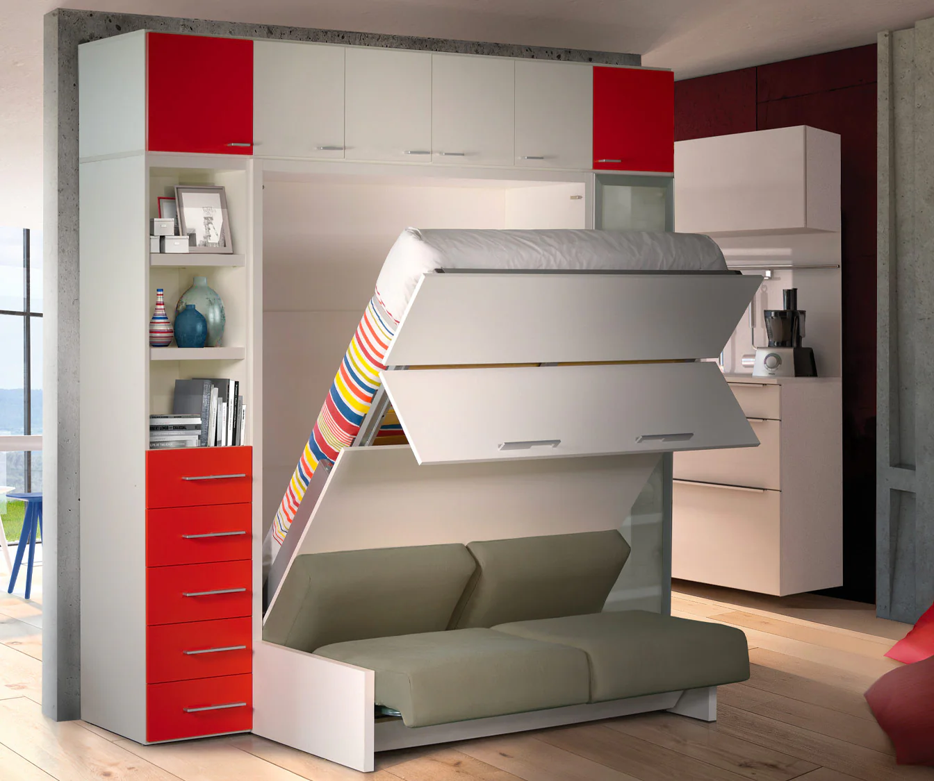 KETIAM SOFA Mélaminé Blanc - Image 13
