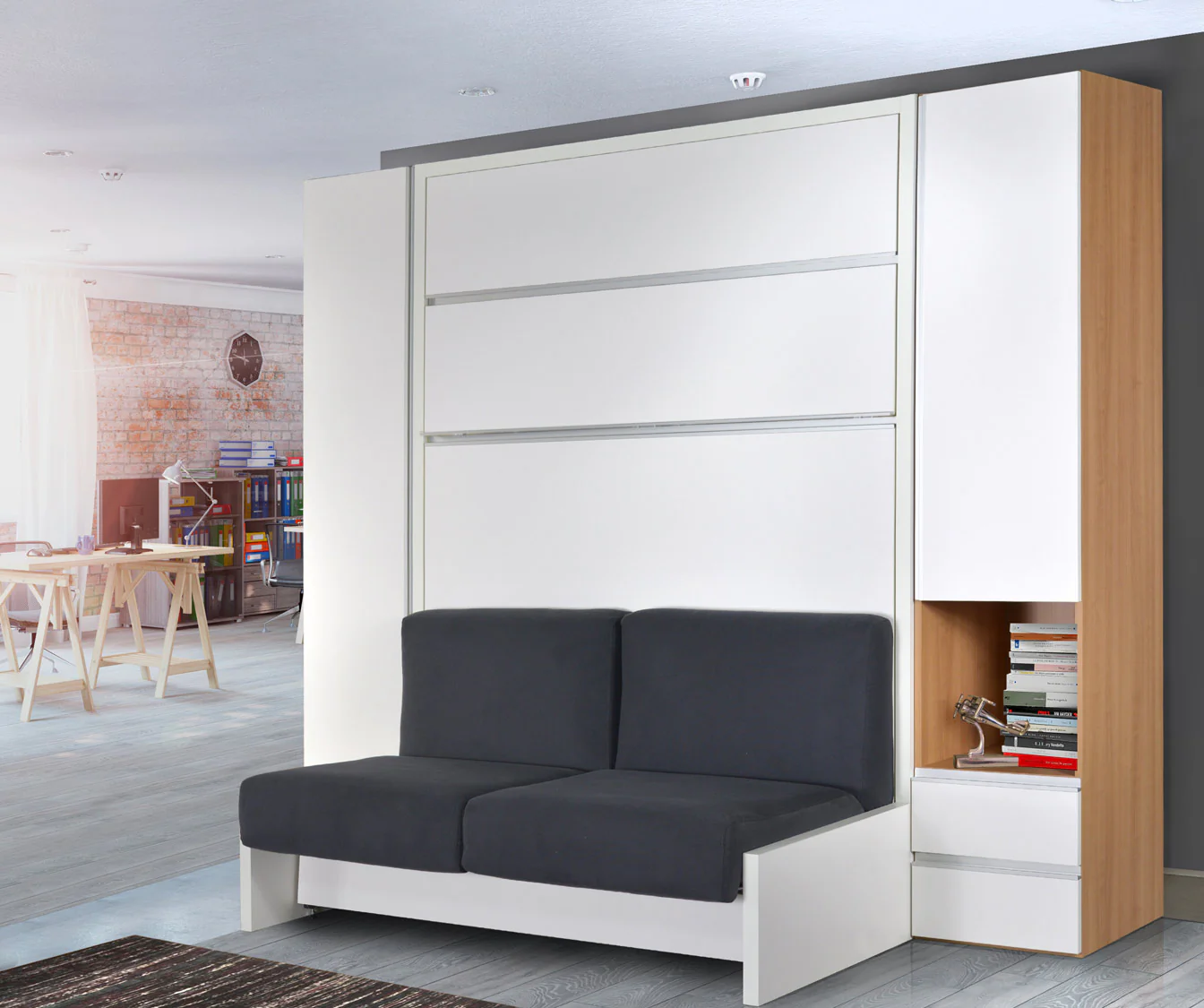 KETIAM SOFA Mélaminé Blanc - Image 3