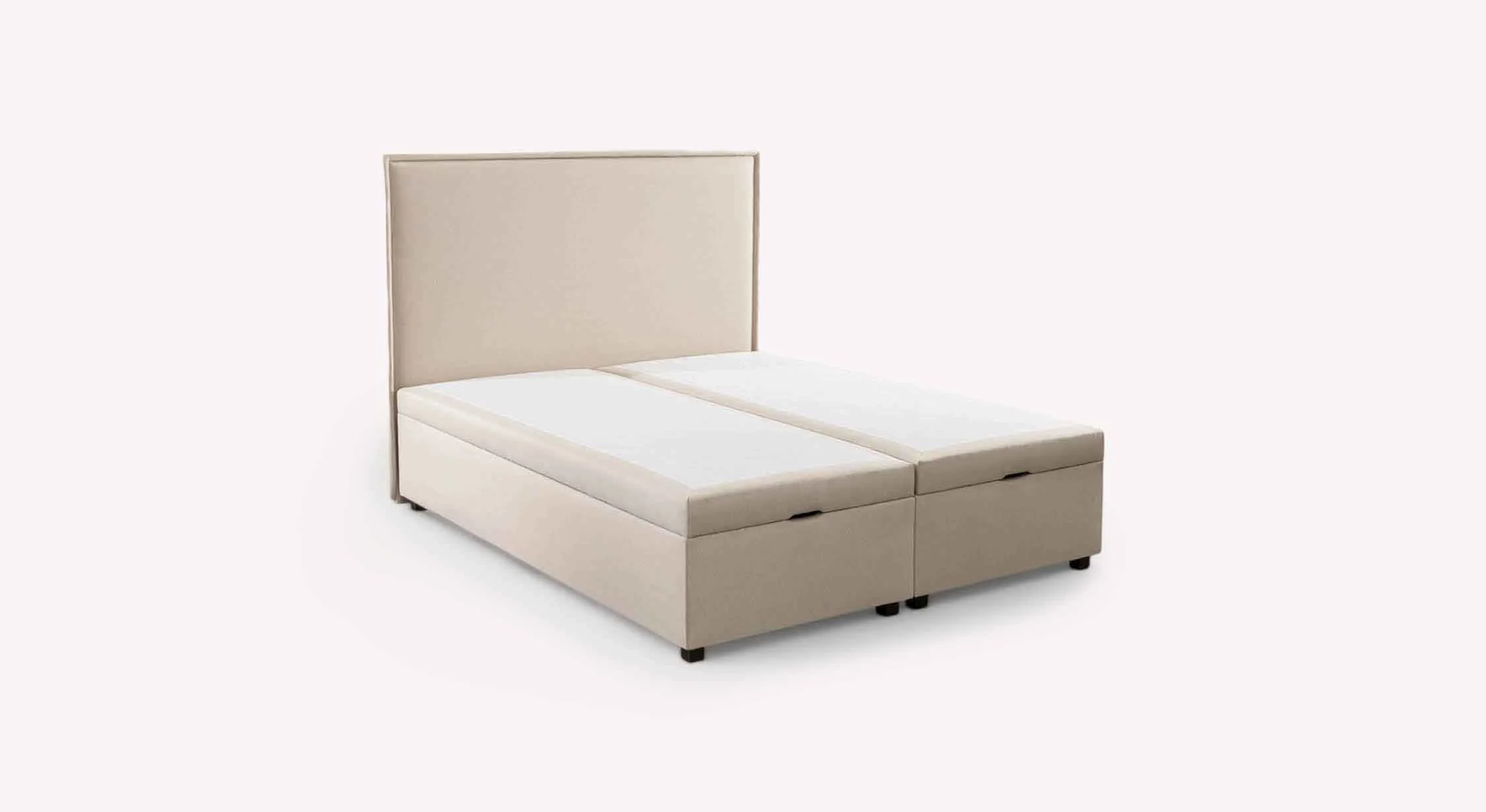 Lit coffre OUESSANT Luca Beige - Image 3