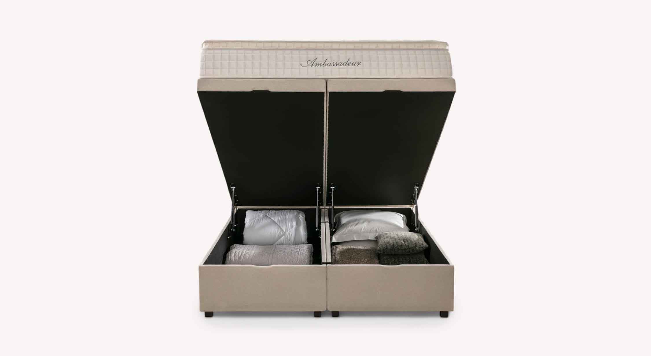 Lit coffre OUESSANT Luca Beige - Image 7