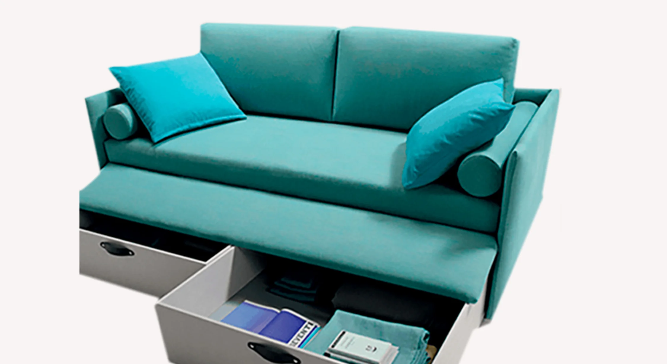 Lit gigogne SOFA Smedo Bleu - Image 3