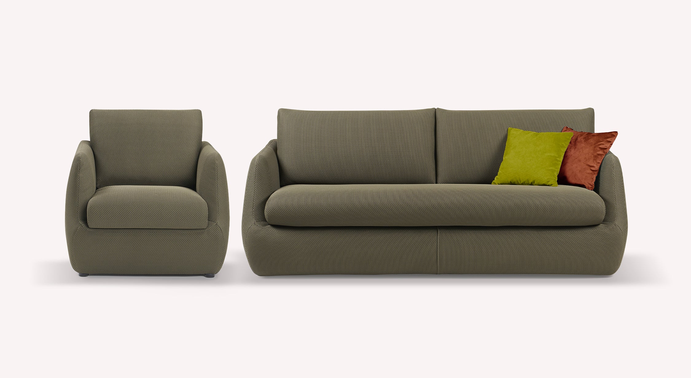 Lot canapé et fauteuil LUZ - Image 6