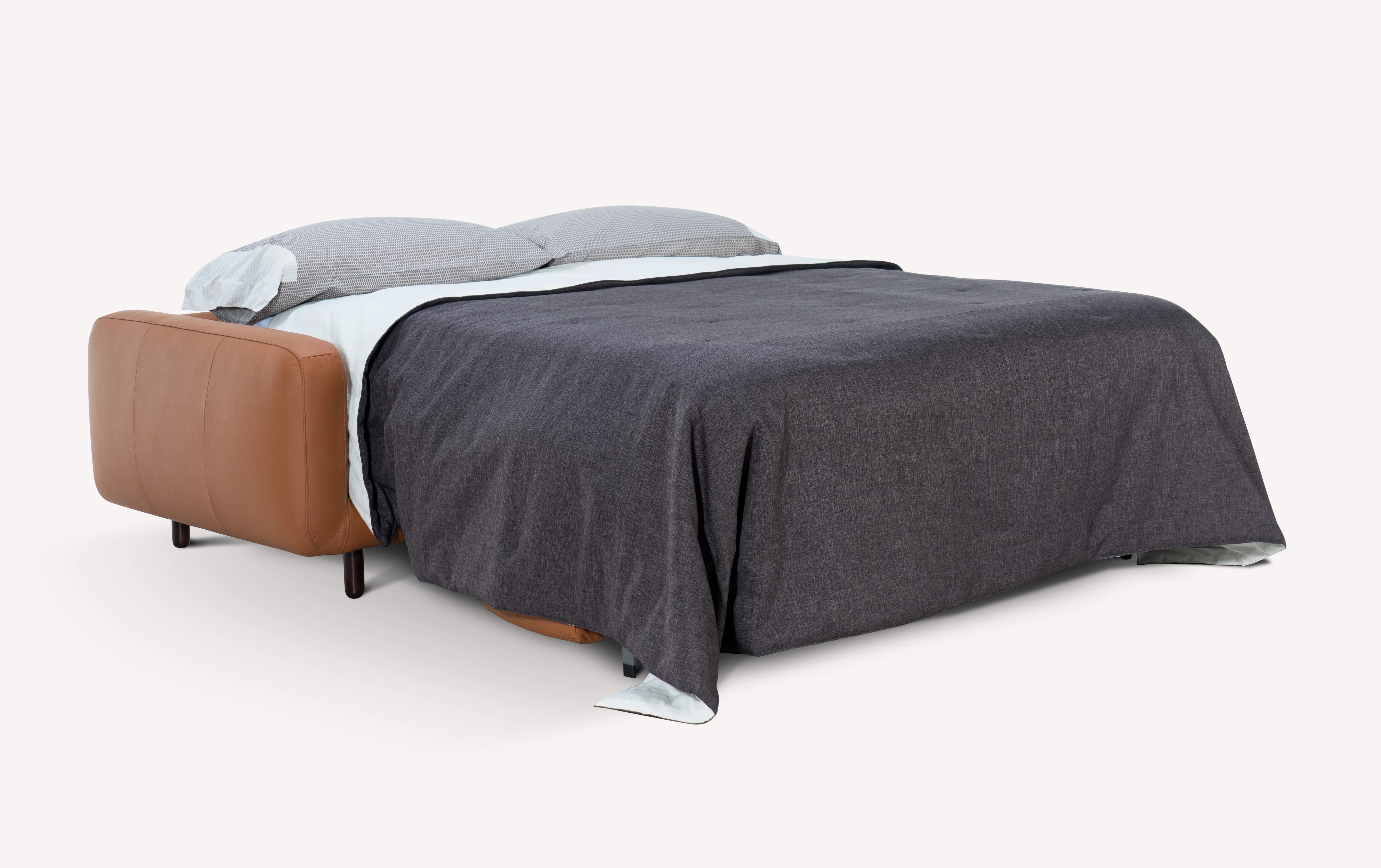 Lot canapé et pouf CLARK Cuir - Image 3