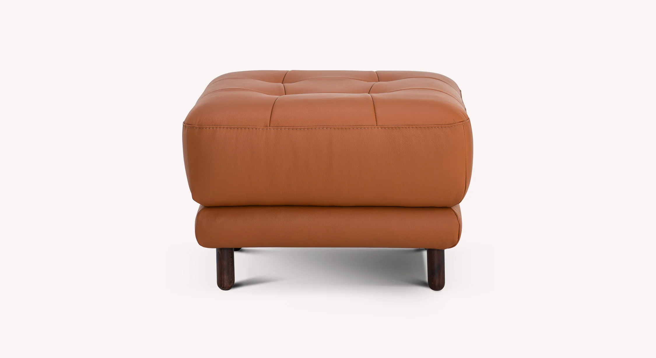 Lot canapé et pouf CLARK Cuir - Image 4