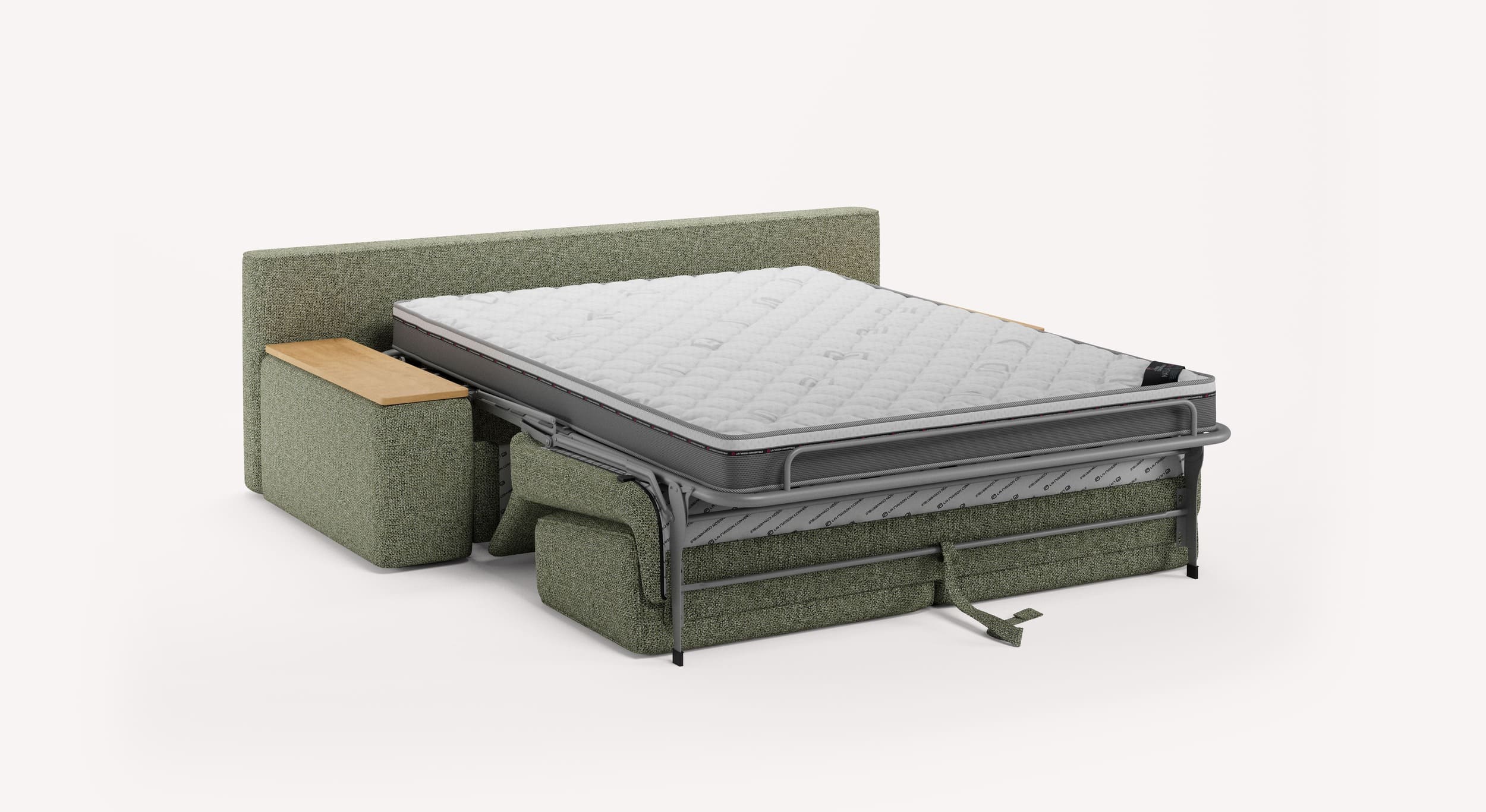 MAX Accoudoirs Coffre Compact Bois Mariclo Olive - Image 4